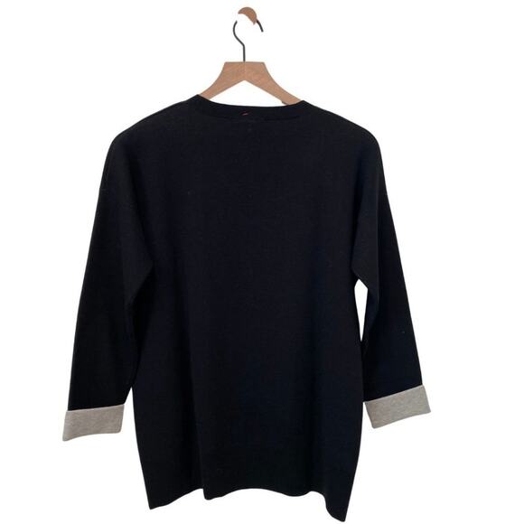 Vince Knit Crew Neck Sweater Black Small - Picture 7 of 7